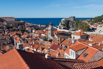 Obraz premium Old city of Dubrovnik in Croatia