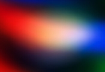 Grainy texture background with a smooth color gradient. Blurry and soft abstract image with merging vibrant colors creating a colorful blend.