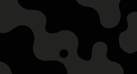 Abstract camouflage pattern with irregular organic shapes in dark grey and black tones creating a modern textured backdrop suitable for design isolated on white background