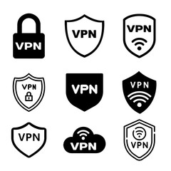 VPN icon set