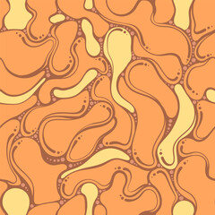 Background Soft Peach Pastel Organic Seamless