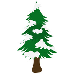 Hand Drawn Winter Tree