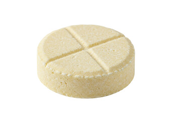 Isolated tablet form medicine with score marks for dividing, pharmaceutical product