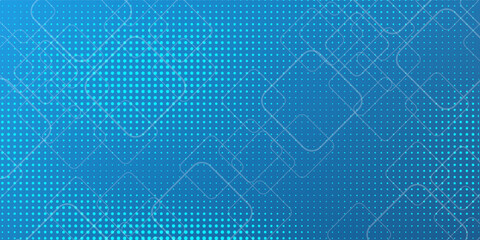 Minimal geometric background. Dynamic blue shapes composition with white lines. Abstract background modern hipster futuristic graphic. Vector abstract simple art builiding pattern modern