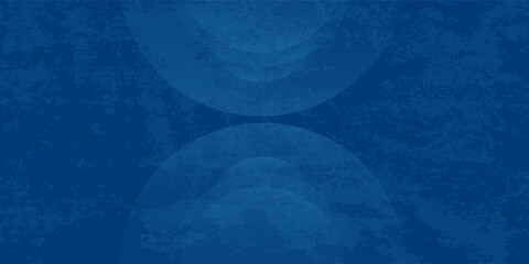 blue background with white circle rings in faded distressed vintage grunge texture design, old geometric abstract. illustrations nice good vector old element