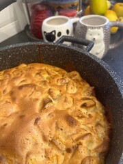Apple homemade pie, autumn vibe, fall food