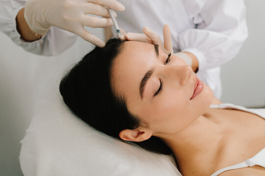 Platelet-Rich Plasma revitalizes hair follicles and improves growth. Mesotherapy for hair strengthens follicles and enhances density. Advanced plasma injection therapy stimulates natural regeneration.