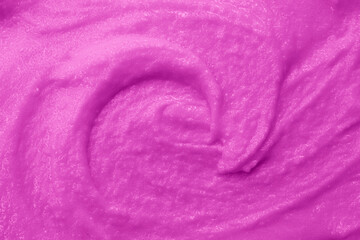 Berry yoghurt ice cream. Smoothies from fresh fruits and berries. Ice cream texture. Delicious sweet dessert close-up as a background.