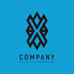 Letter X Modern Design Logo Concept Vector Template