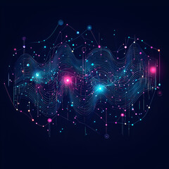 Digital Network Lines and Connections, Abstract Digital Network, AI Neural Network Design, Digital Flow of Data, Tech Connection Visualization, Data Network Concept, Digital Circuit Network, Abstract 