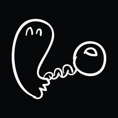 Horror Alphabet Hallowen Spooky Toon New Design