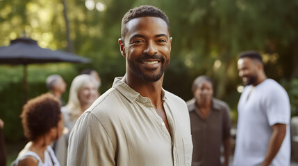 portrait of a handsome man