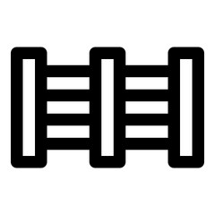 fence or barrier icon