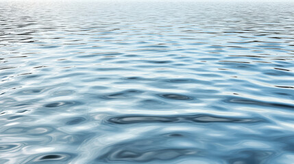 Naklejka premium Calm water surface reflects light, creating serene and tranquil atmosphere
