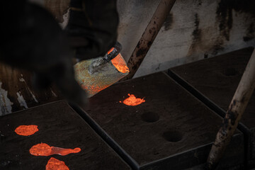 Odlewnia metalu mosiądzu huta