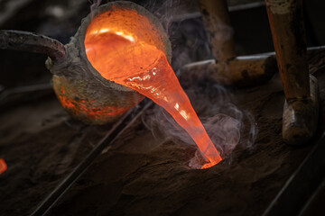 Odlewnia metalu mosiądzu huta