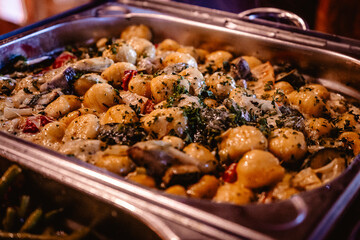 Gnocchi Pfanne Gericht Kartoffeln