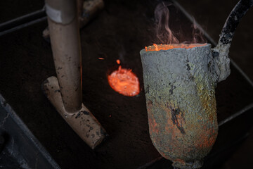 Odlewnia metalu mosiądzu huta