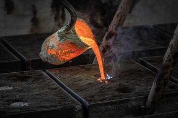 Odlewnia metalu mosiądzu huta