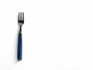 Stylish Fork Isolated on White Background