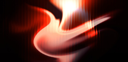 Red Glass textures add noise vintage background design gradient color abstract style. wallpaper desktop screen