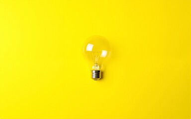 Elementary idea in vibrant yellow, a template for creative concepts. High quality