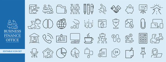 Professional Vector Icons for Business, Finance, Marketing, and Technology