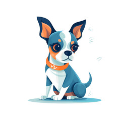 Adorable Chihuahua Puppy Illustration