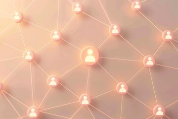 Connecting individuals through networks and social interactions in digital spaces during modern communication