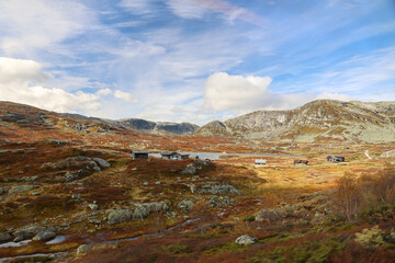 northern landscape  along the most scenical railway track between Oslo and Bergen