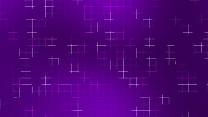 purple grid line background with glowing geometric patterns ideal for modern digital design technology themes or global celebration events like New Year and futuristic parties