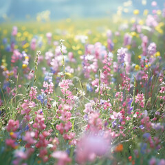 Obraz premium field of flowers