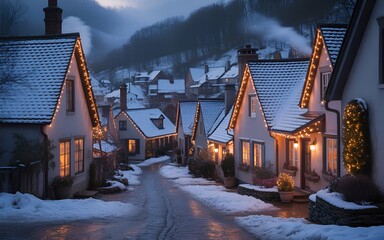 snow covered bridge,snow covered bridge, winter wooden bridge, frozen river crossing, snowy forest bridge, icy footbridge in winter, bridge in snowy landscape, rustic bridge in snowfall,