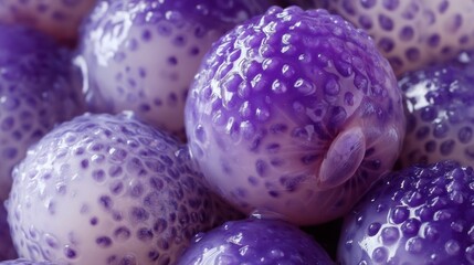 Purple fruit texture closeup