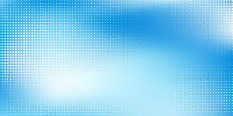 Dot blue gradient background with shining lines waves. Minimalist background abstract simple art vector