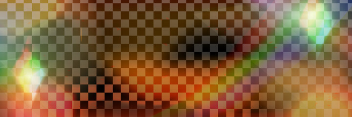Film light overlay with orange and prism blur color. Overlay film background warm cinematic effect