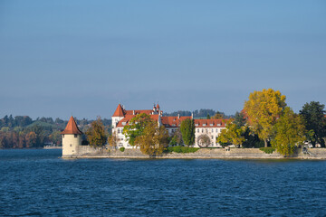 Bodensee, herbstlicher Blick auf Lindau