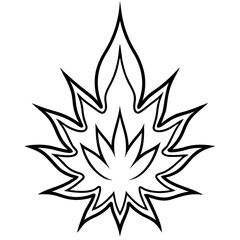 Labium on white background