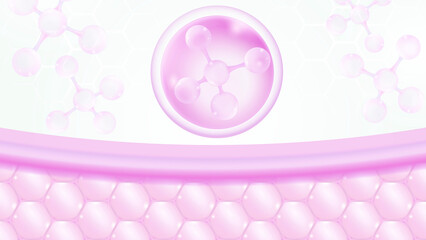 Dermal Layer Absorption with Active Molecules