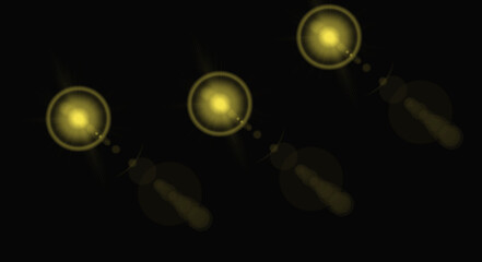 3d render of a golden dollar sign on a black background