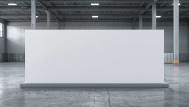 Impersonal Space Clean Rectangles in a Textured Interior, No Markings.