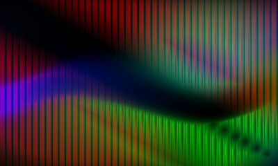 Vibrant Energy Flow Neon Striped Abstract Light Art