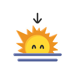 Weather forecast icons, colorful 3D weather icons, Weather icons isolated on white background.