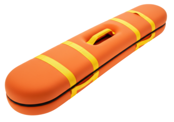 Isolated rescue buoy for water sports safety, lifeguard gear and beach patrol equipment