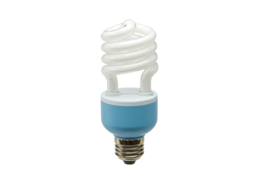Isolated energy saving compact fluorescent light bulb replacement for incandescent lamp