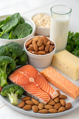 Foods supporting bone health and preventing osteoporosis