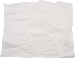 Wrinkled texture of crumpled white paper background.