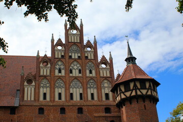 Obraz premium Burg Malbork nahe Danzig