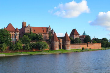 Fototapeta premium Burg Malbork nahe Danzig, Polen