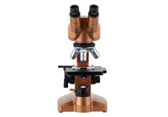 Isolated microscope for scientific or medical research, a precision optical instrument